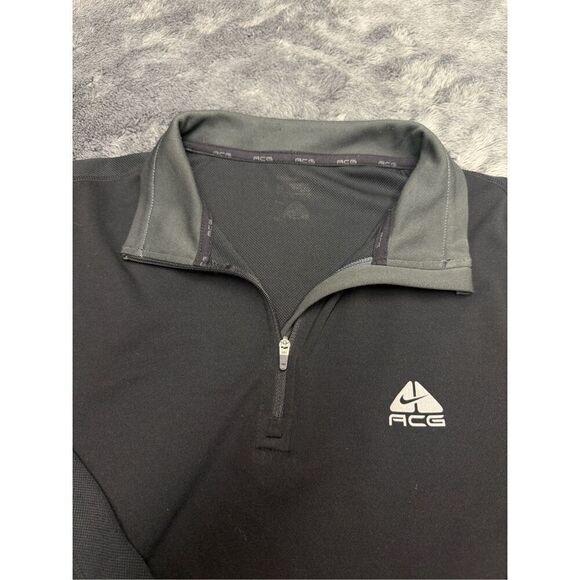 Nike ACG NikeFit black half zip performance pullover in men’s small, in great sh - Picture 2 of 4